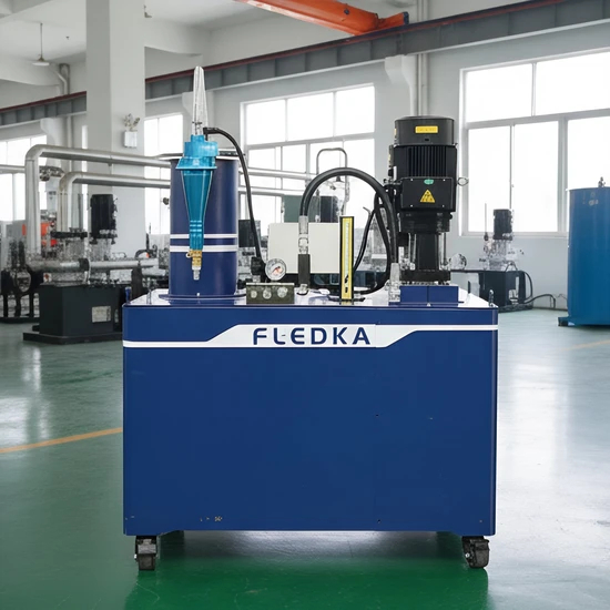 Система подачи охлаждающей жидкости через шпиндель высокого давления Fldka 50 бар-3,75 кВт с несколькими фильтрами для повышения эффективности обработки