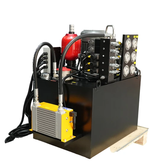 Специальная гидравлическая система с низкой температурой масла для станков с ЧПУ