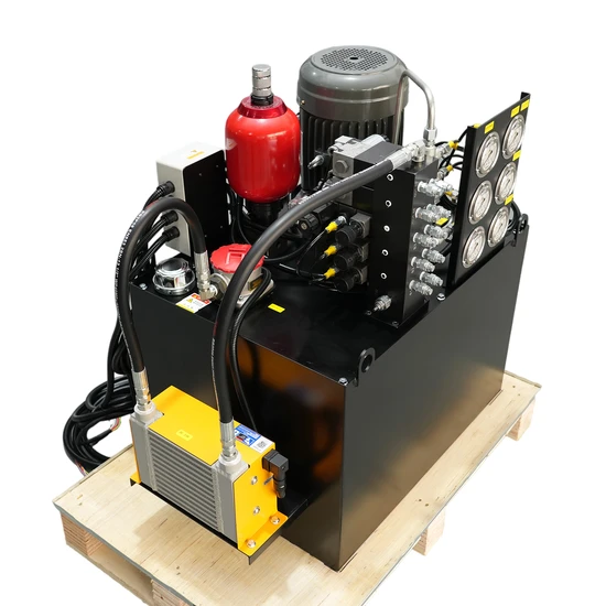Специальная гидравлическая система с низкой температурой масла для станков с ЧПУ